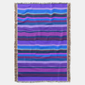 Couverture Bleu et violet bandes verticales (devant Vertical)