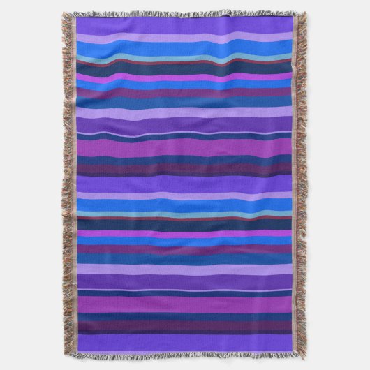 Couverture Bleu et violet bandes verticales (devant Vertical)