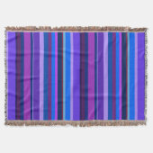Couverture Bleu et violet bandes verticales (Devant)