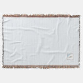 Couverture Bleu français Fleur de Lis Script Monogramme (Devant)