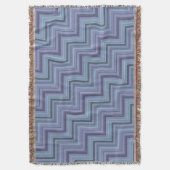 Couverture Bleu gris rayures motif (devant Vertical)