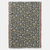 Couverture Bleu marine avec fleurs de Coneflowers Floral (devant Vertical)