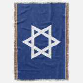 Couverture Bleu marine blanc d'étoile de David (devant Vertical)