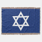 Couverture Bleu marine blanc d'étoile de David (Devant)