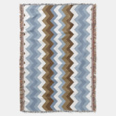Couverture Bleu-Nuetral Zig Zag (devant Vertical)