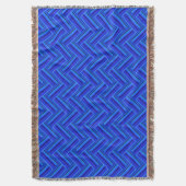 Couverture Bleu rayures double motif (devant Vertical)