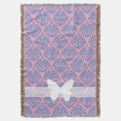 Couverture Bleu Violet Frosted Orchid Damas avec Papillon (devant Vertical)