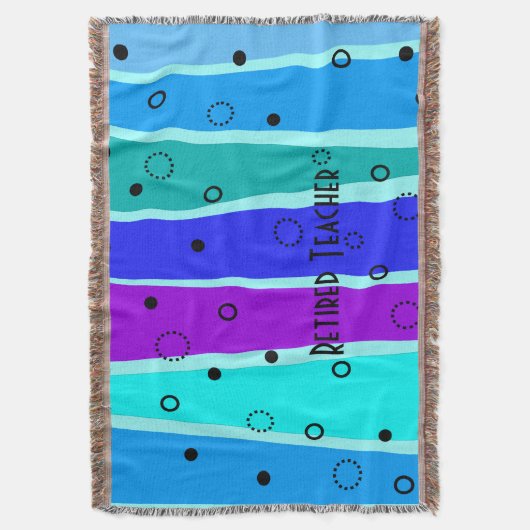 Couverture bleue de l'enseignant retraité Artsy (devant Vertical)