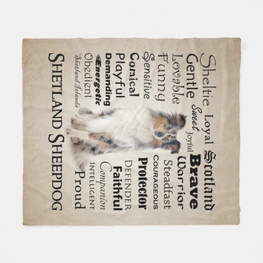 Couverture bleue d'ouatine de traits de Merle (Devant (Horizontal))