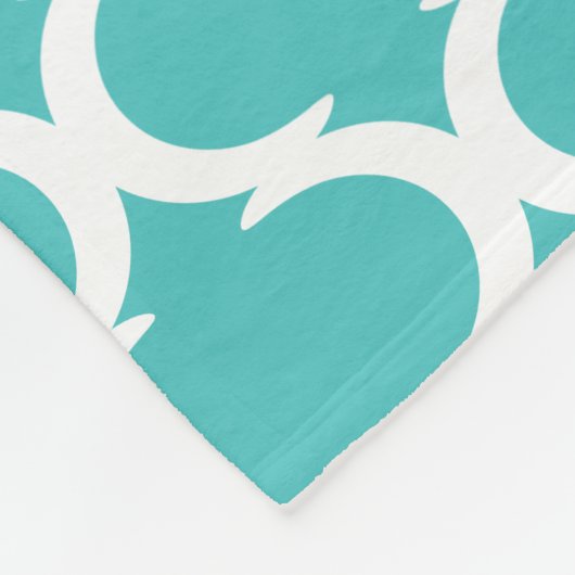 Couverture bleue d'ouatine modelée par Marocain (Coin)