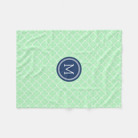 Couverture bleue en bon état de monogramme de (Devant (Horizontal))