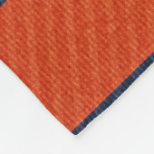 Couverture bleue et ORANGE personnalisée d'ouatine (Coin)