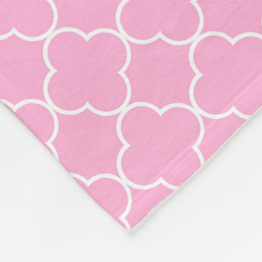 Couverture bleue rose de monogramme de motif de (Coin)