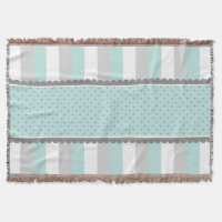 Bleus layette et rayures et pois mignons de gris