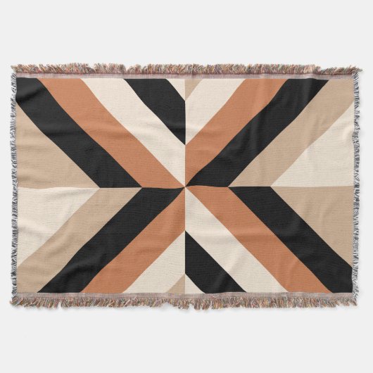 Couverture Bloc de couleurs Brown et noir moderne (Devant)