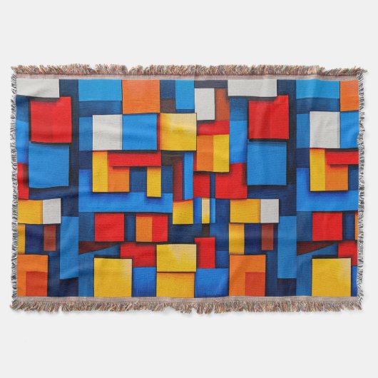 Couverture Blocs abstraits colorés (Devant)