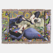 Couverture Blonde Fairy Floral Purple (Devant)