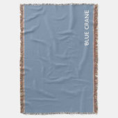 Couverture Blue Crane bleu color (devant Vertical)