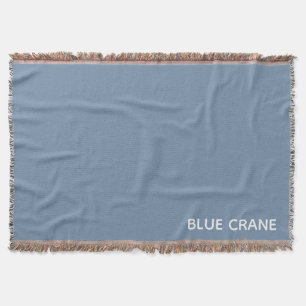 Couverture Blue Crane bleu color