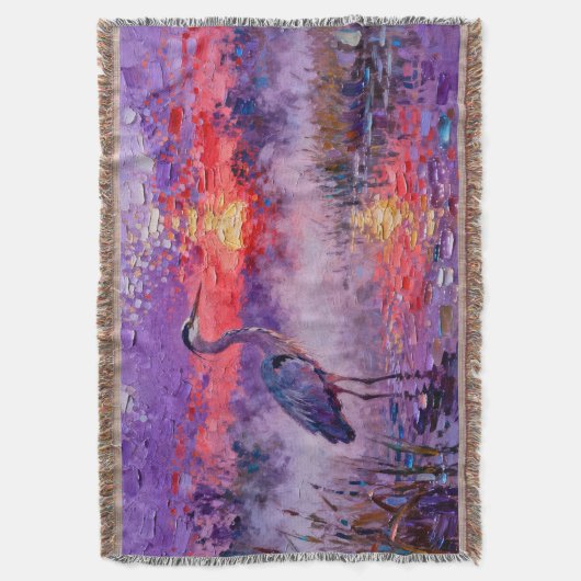 Couverture Blue heron at sunset (devant Vertical)