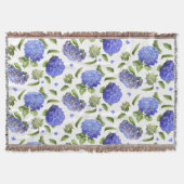 Couverture Blue Hydrangeas (Devant)