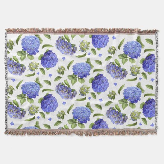 Couverture Blue Hydrangeas (Devant)
