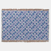 Couverture Blue Iznik Flower Pattern (Devant)
