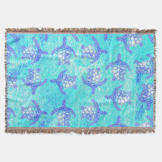 Couverture Blue Sea Turtle Print