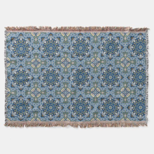 Couverture Bluebell Harmony - Floral Mandala (Devant)