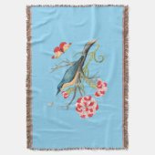 Couverture Bluebird sur les oeillets, illustration vintage, (devant Vertical)