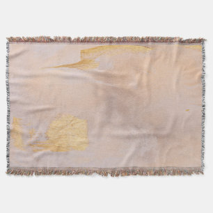 Couverture Blush or et Texture or Rose