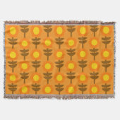 Couverture Boho Botanica Throw Blanket (Devant)