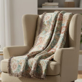 Couverture Boho Chic Floral Paisley Pattern Throw Blanket