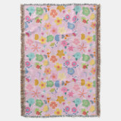 Couverture Boho Flowers Motif B01.w LPink BG (devant Vertical)
