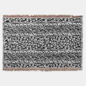 Couverture Boho Mandala Flower & Leaf Thaillot Blanket (Devant)