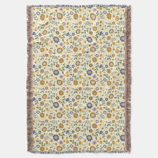 Couverture Boho motif 01,w Lyellow BG (devant Vertical)