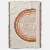 Couverture Boho Rainbow Beige Terracotta (devant Vertical)