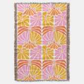 Couverture Boho Retro Floral (devant Vertical)