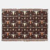 Couverture Boho Steer Motif (Devant)