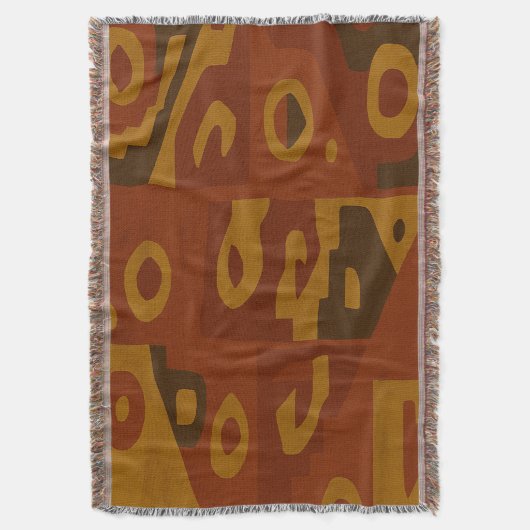Couverture Boho Tribal Motif Lance Blanket (devant Vertical)