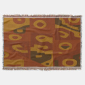 Couverture Boho Tribal Motif Lance Blanket (Devant)