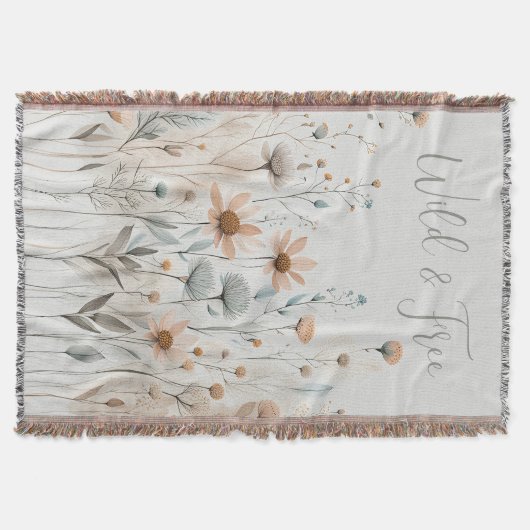 Couverture Boho Wildflower (Devant)