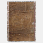 Couverture Bois antique avec (ou sans) vos initiales (devant Vertical)