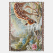 Couverture Bois de printemps avec canard et faon/cerf (devant Vertical)