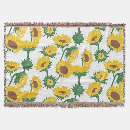 Couverture Bois Imprimer Tournesol jaune (Devant)