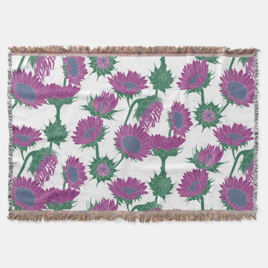 Couverture Bois Imprimer tournesol rose (Devant)