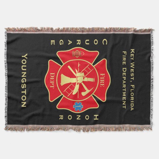 Couverture Bold Firefighter Maltese Cross Art (Devant)