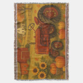 Couverture Bon automne tracteur classique et ferme (devant Vertical)