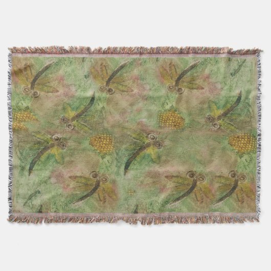 Couverture Bonbon en coton dragonfly (Devant)