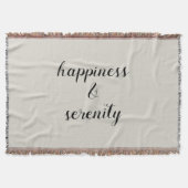 Couverture Bonheur et sérénité (Devant)